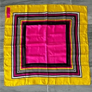 Yves Saint Laurent 100% silk scarf